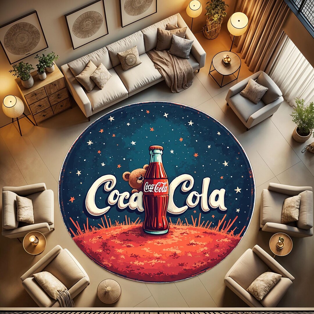 Coca-cola Rug,coca-cola Advertising Rug,gift for Kids and Women,coca ...