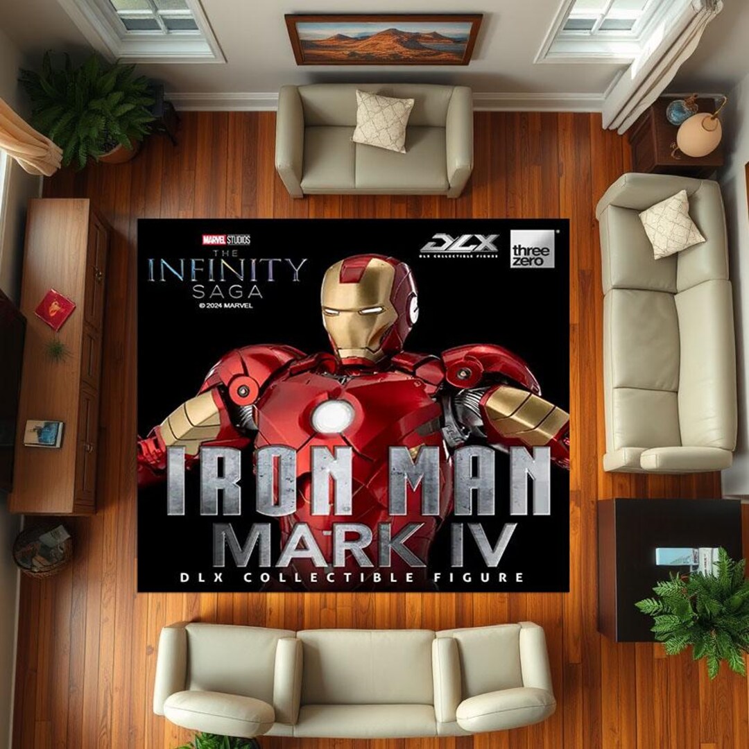 Iron Man Rug, Avenger Rug, Super Hero Rug, Marvel Decor Rug, Kids Room ...