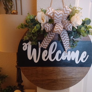 Front Door Decor | Home Sweet Home | Year Round Wreath | Door Hanger | Front Door Wreath | Welcome Wreath | Hanger | Door Wreath | Welcome