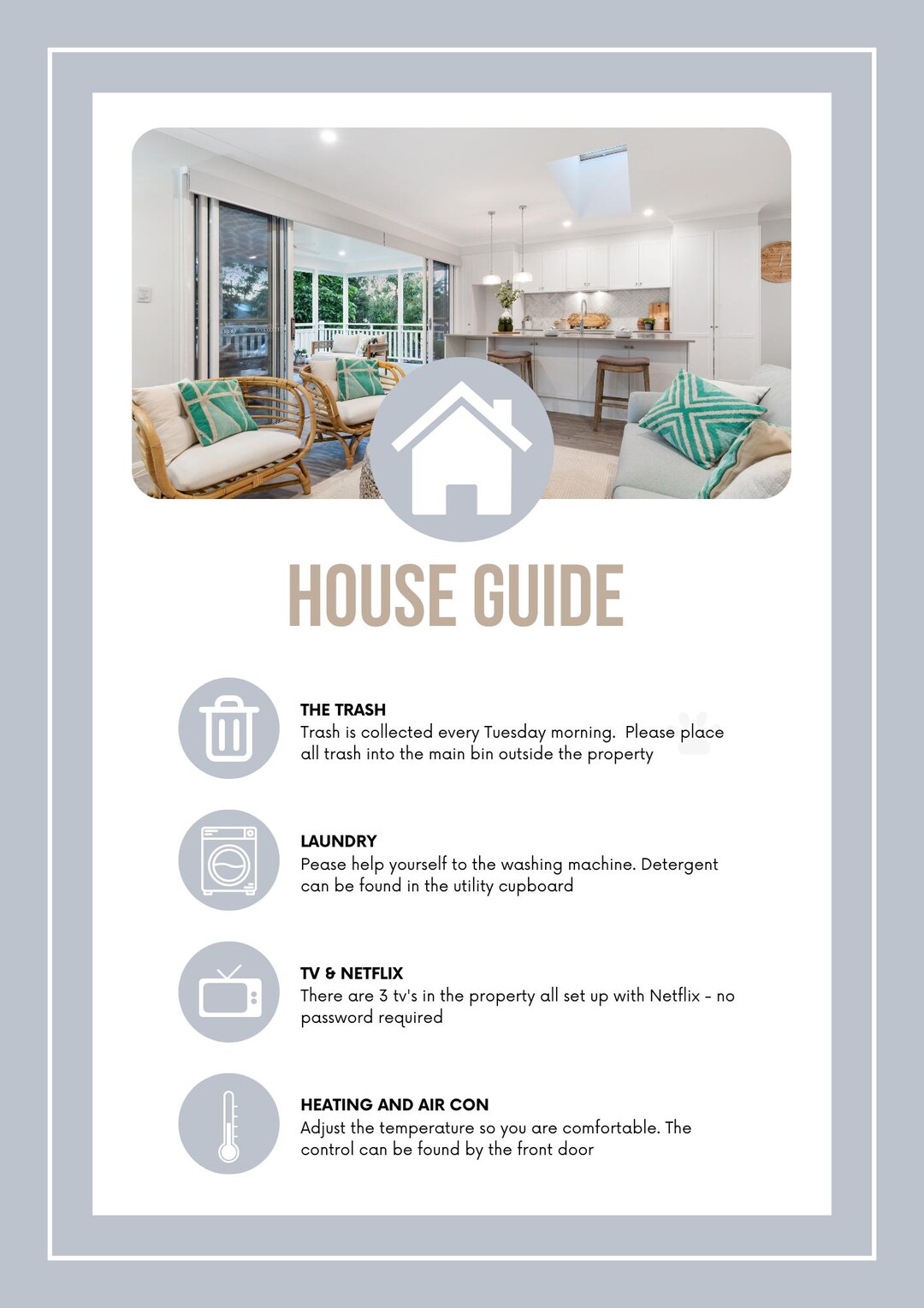 Airbnb &amp; Host Printable Signs - Etsy