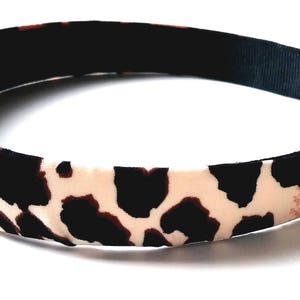 Leopard Headband Three Fourths Inch