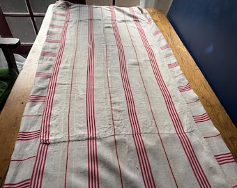 19th Century French hand loomed bolster cover