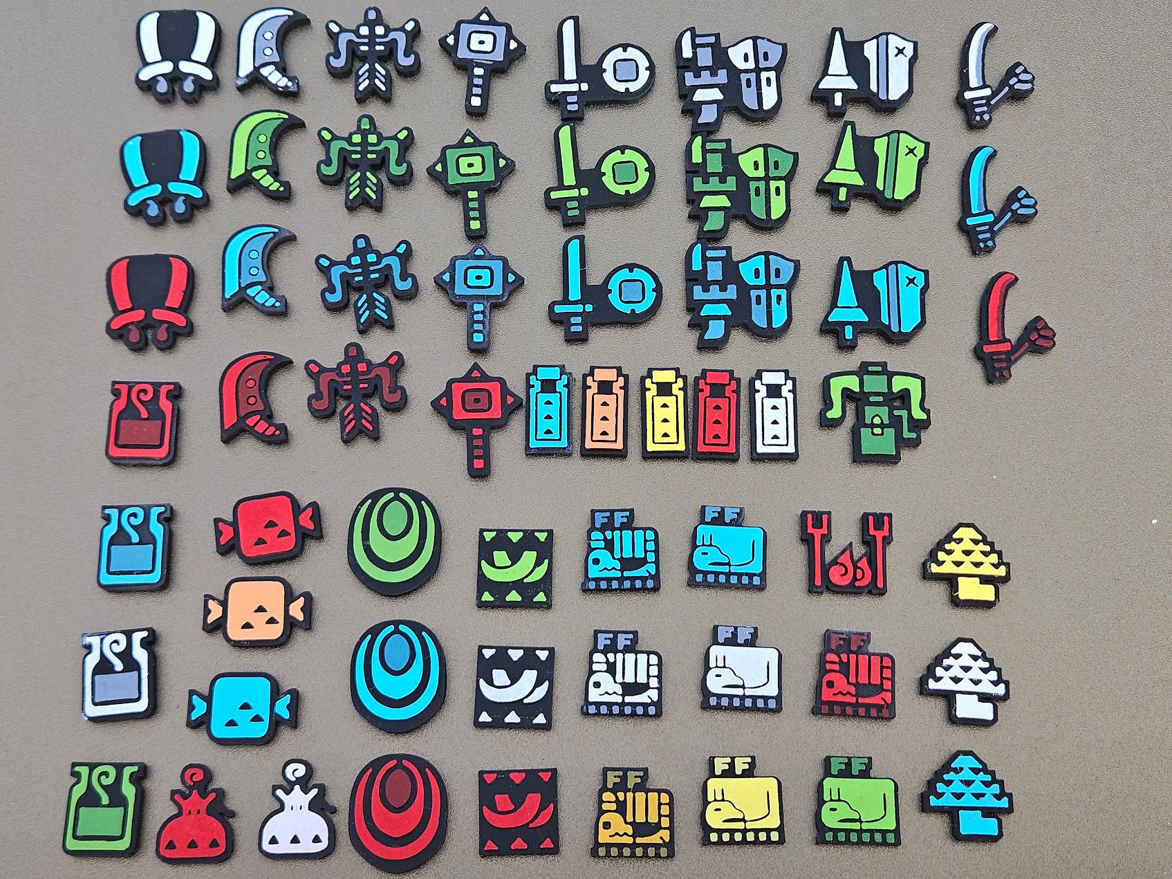 Monster Hunter Item Icon Magnets - Mystery Bag Set of 5 - Etsy