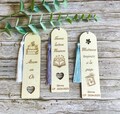 Personalized bookmark, gift for mom, grandma, godmother, teacher, nanny, assistant teacher, etc. product logo
