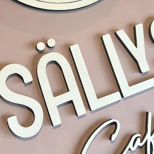 Custom Logo Sign, Custom Wood Words, Personalized Wood Sign, Logo Sign for Business, Logo Sign For Wall, Custom Wood Wall Letters