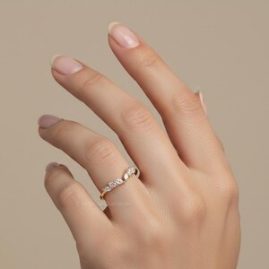 Gold Angel Wing Stacking Ring • Dainty Angle Wing Thin Band Ring • Sterling Silver Friendship Jewelry • Trendy Best Friend Gift