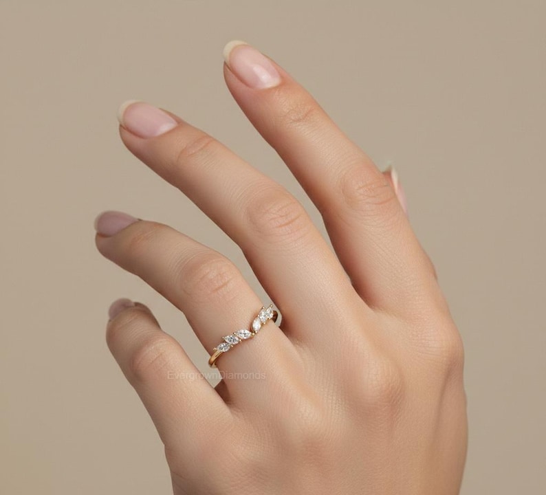 Gold Angel Wing Stacking Ring • Dainty Angle Wing Thin Band Ring • Sterling Silver Friendship Jewelry • Trendy Best Friend Gift