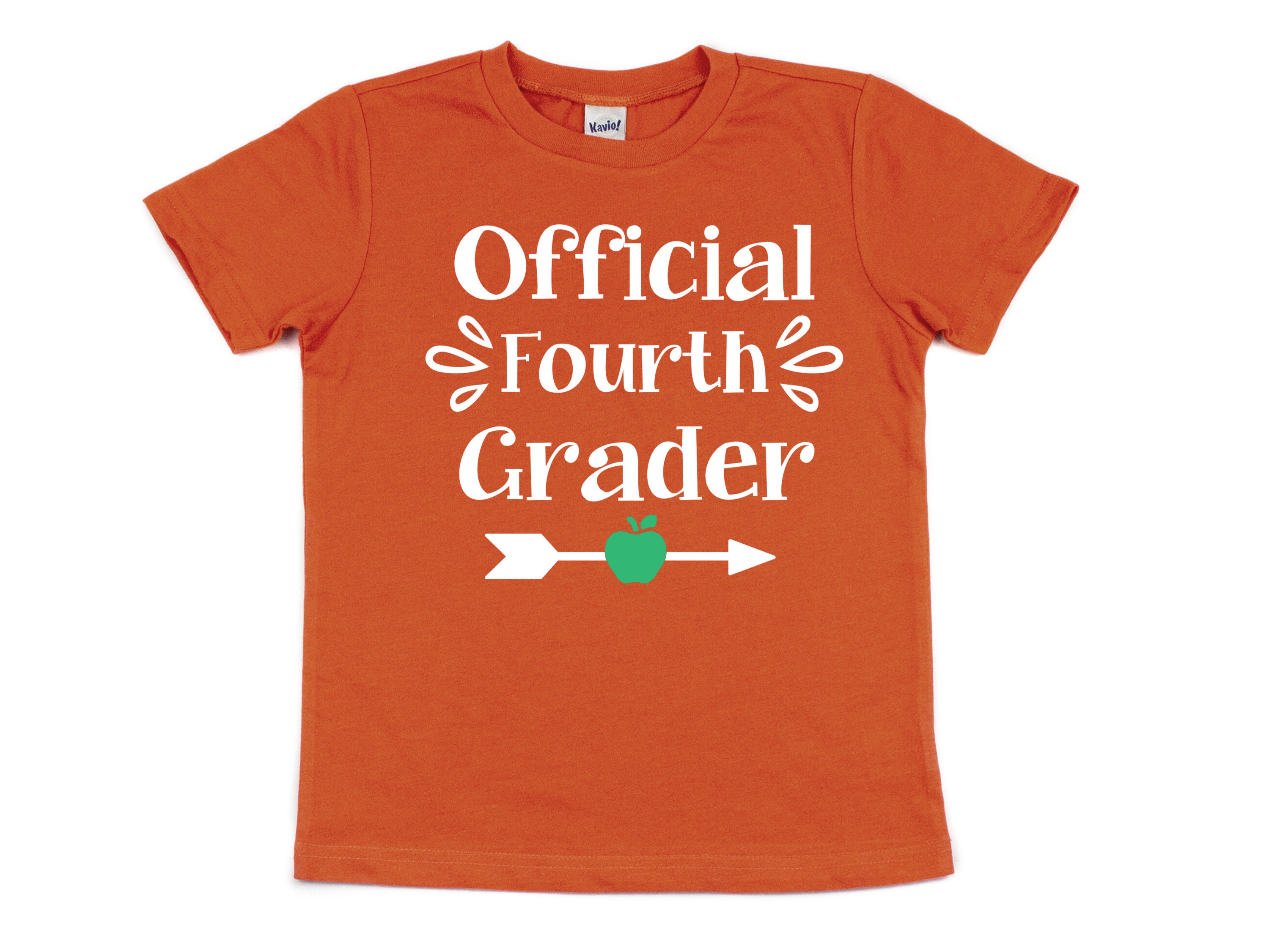 Fourth Grade Shirt Official Fourth Grader Back to School Shirt 4th Grade Shirt First Day of