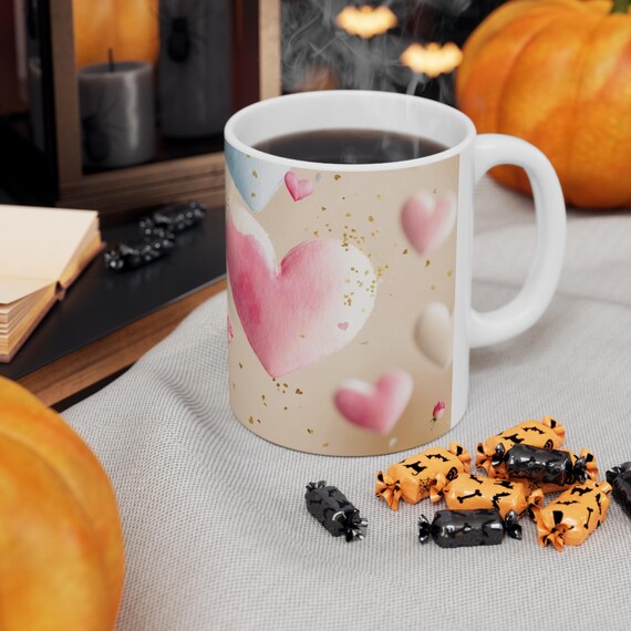 2 mugs of coffee a day Happy Mornings Mug 