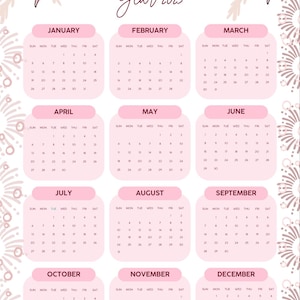 2025 calendar