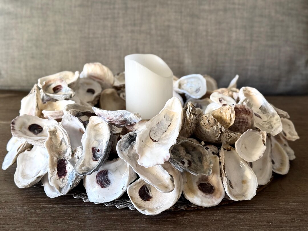 Oyster Shell Centerpiece Wreath - Etsy
