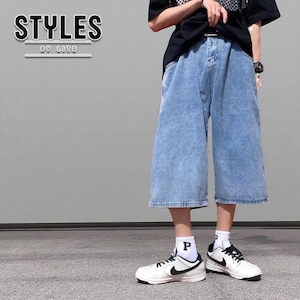 Unisex Baggy Denim Shorts | Wide Leg Jorts Streetwear | Y2K Skate Style Summer Fashion | Casual Multi-Pocket Outfit