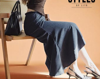 Women Long Skirt | A-Line Versatile Bottoms | Summer Comfortable Outfit | Gift for Her