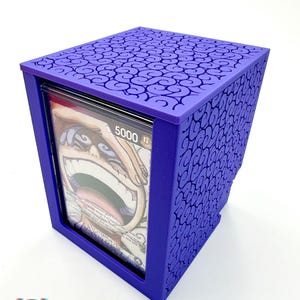 One Piece TCG Gum Gum Devil Fruit Gomu Gomu no Mi Pattern Luffy Magnetic Deckbox