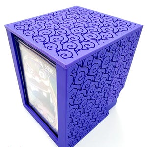 One Piece TCG Marshall D Teach Dark Dark Devil Fruit Pattern Magnetic Deckbox Blackbeard Yami Yami no Mi