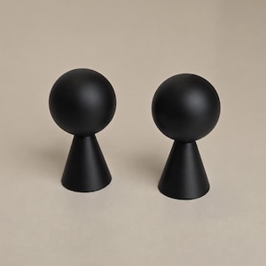 Iron Cabinet Knobs Set of 2, Drawer Knobs for Kitchen, Wardrobe & Drawers
