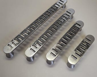 Raw Iron Sheet Handle: Industrial Cabinet, Wardrobe, and Drawer Pull