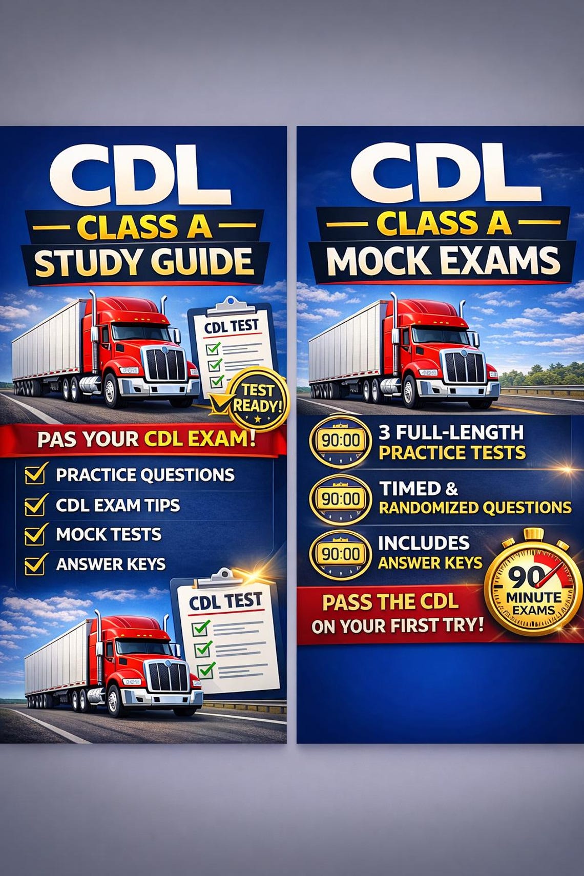 CDL Class A Practice Test 2025 | Study Guide With 300+questions ...