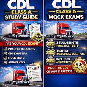 CDL Class A Practice Test 2025 | Study Guide With 300+questions ...