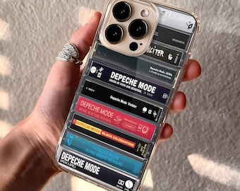 Depeche Mode Albums Cassette Collection Retro MagSafe-telefoonhoesje
