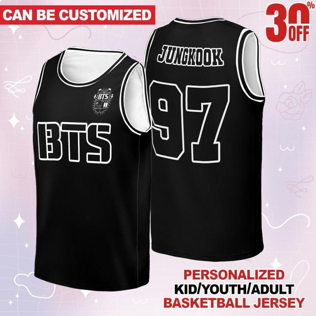 Benutzerdefinierte BTS Mitglieder Kpop Basketball Jersey, Kpop Jersey ...