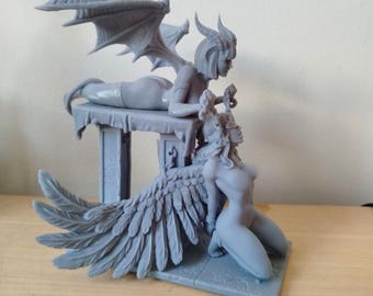 Demon dominatrix sculpture 1:6 scale