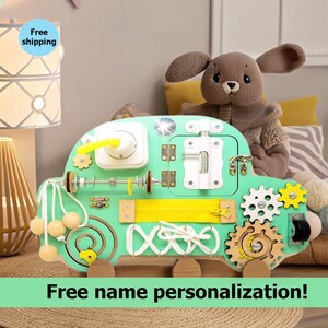 Occupé pour tout-petits - Jouet d'exploration multisensoriel pour le développement de la petite enfance - Activité amusante et éducative pour améliorer la motricité fine.