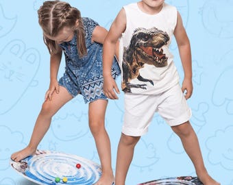 Interactive Balance Board for Toddlers – Montessori Toy, Kids Balance Board with Labyrinth Activity, Perfect for Little Ones.
