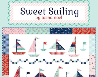 Sweet Sailing Quilt Pattern - PDF - Instant Download