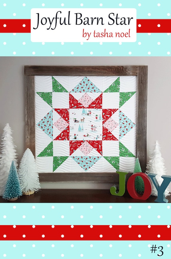 Joyful Barn Star Quilt Pattern Pdf Instant Download Etsy