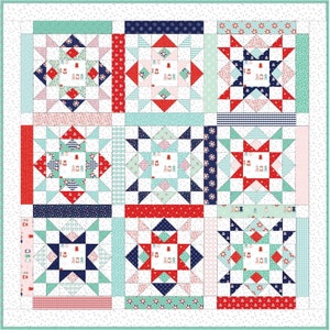 Joyful Quilt Pattern PDF Quilt Star Traditional Sewing Block, Christmas Quilt Pattern, Instant Download image 4