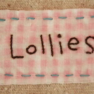 Lollies Embroidery Pattern - Etsy