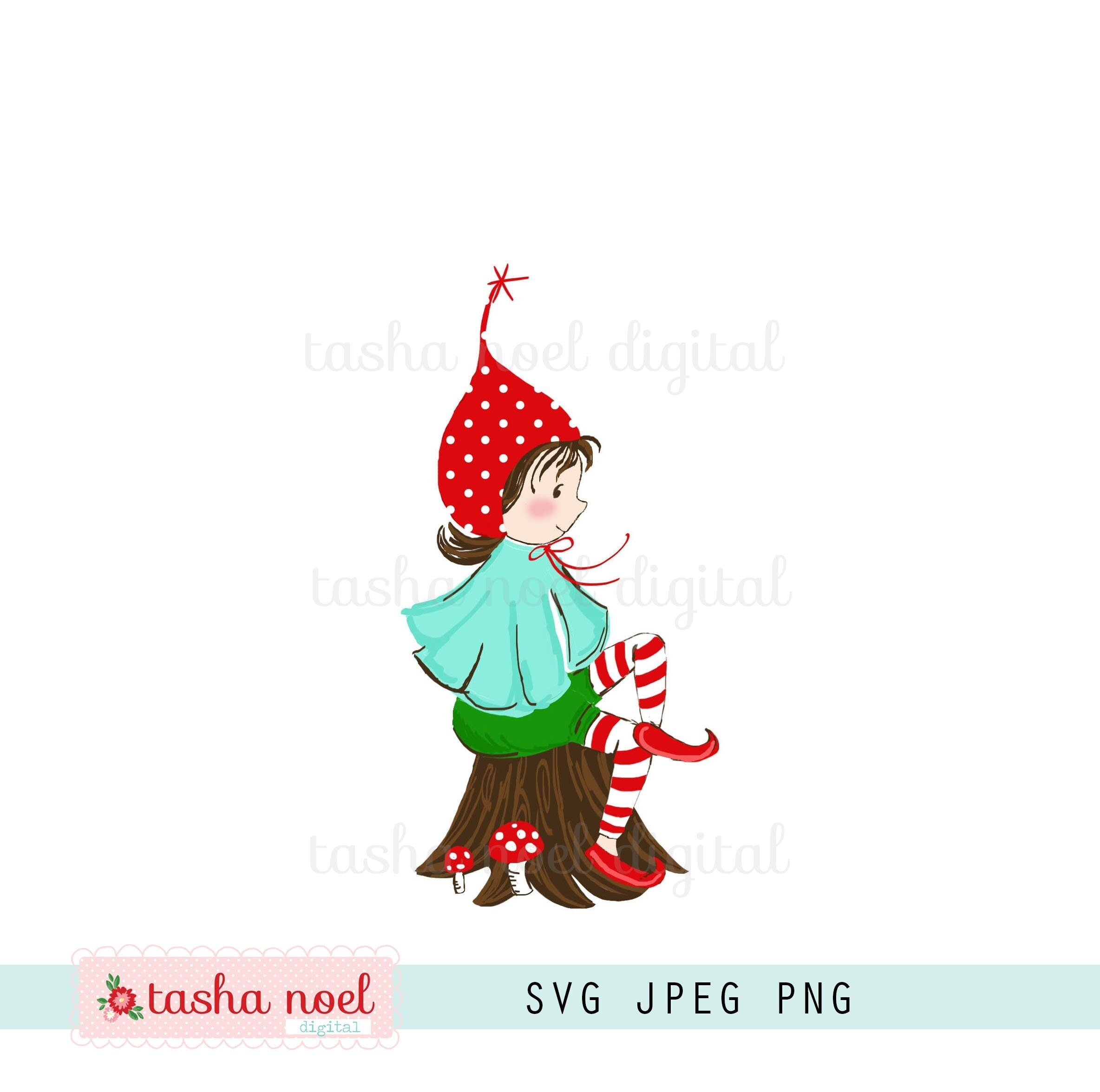 Christmas Printable Tags SVG, Pixie Noel Elf Christmas Winter SVG Gift –  TashaNoel