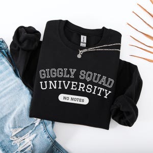 Giggly Squad University Sweatshirt, Giggly Squad, Giggly Squad Merch, Giggly Squad Sweater, Bravo Gifts, Summer House Merch, Bravo Crewneck