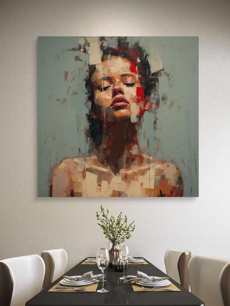 Abstract Portrait Art
Modern Wall Decor
Abstract Serenity Art
Vibrant Metal Prints
Contemporary Wall Art
Bold Abstract Art
Teal and Red Artwork
Modern Home Decor
Artistic Metal Prints
Fade-Resistant Art
Premium Wall Art
Minimalist Abstract Art