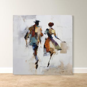 No Looking Back – Afro Silhouette Wall Art | Canvas & Paper Print
