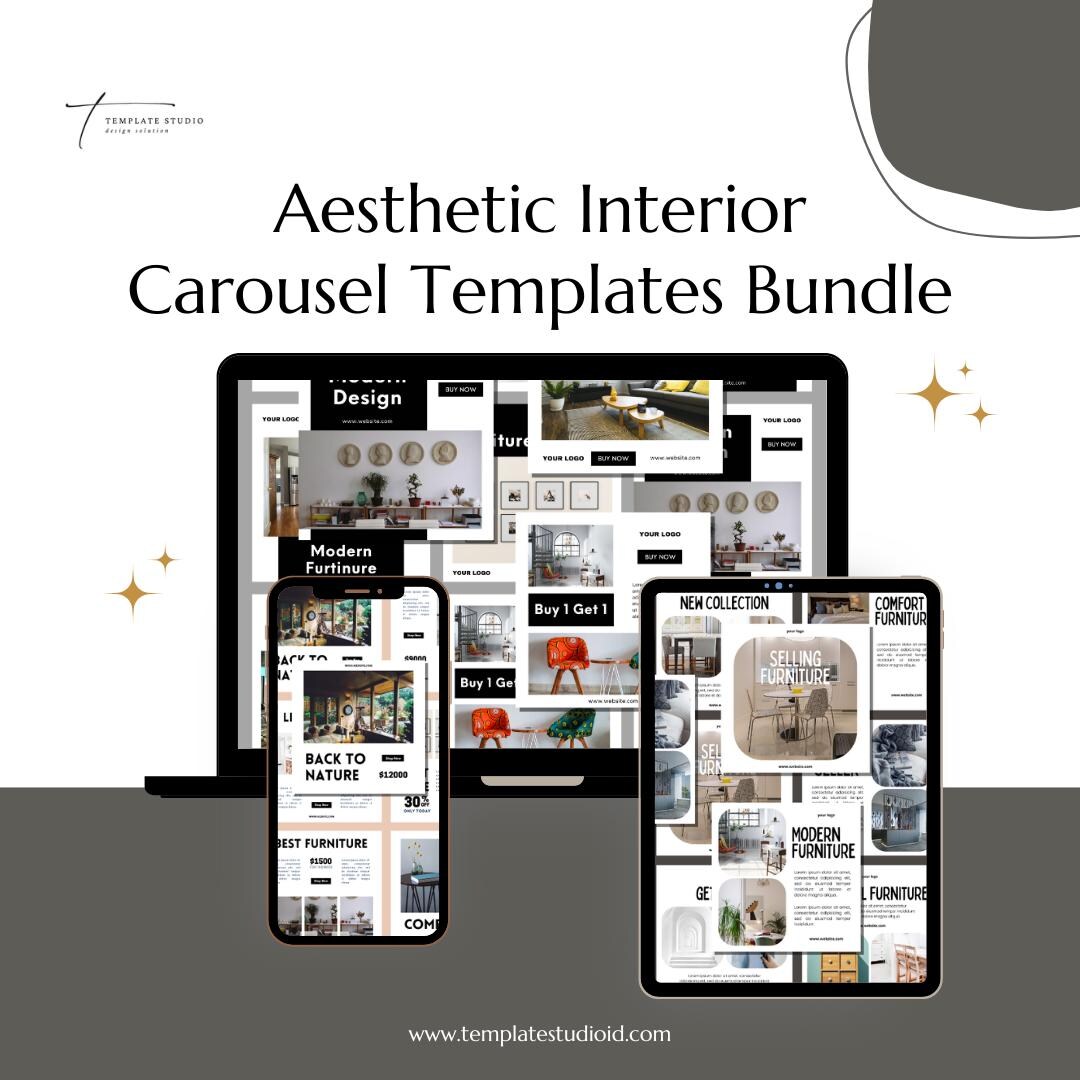 Interior Design Instagram Templates | Canva Carousel Templates | Home ...