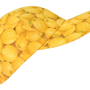 Lemon Zinger - Bright Yellow Lemons Baseball Ball Cap - Ladies Girls Fun Citrus Fruit Summer Party Fashion Hat by Calico Caps® = Adult SMALL