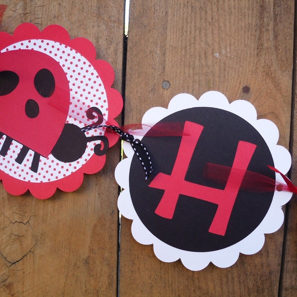 Ladybug Name Banner