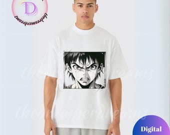 Anime SVG PNG | Cute & Stylish Japanese Animation Clipart for Shirts, Posters, Stickers ,Digital Art | Otaku Culture Design for Cricut