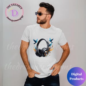 Headphones Clipart,Headphones SVG, Cut File For cricut,Clipart,Silhoutte, Svg,PNG,Music Png,Trendy Design,T-Shirt Design,Sweatshirt Png