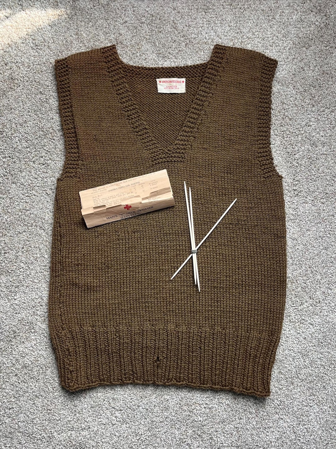 トップス 40s AMERICAN RED CROSS WOOL KNIT VEST il_1080xN.6784047223_7l59.jpg