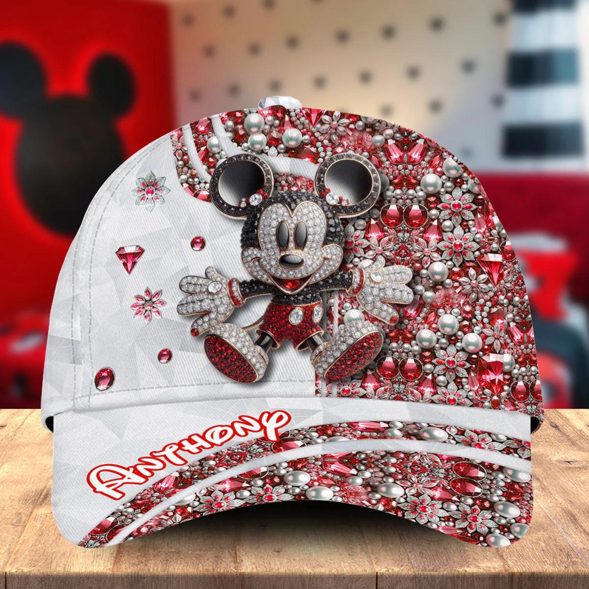 Clear Swarovski Rhinestone Mickey Ears Hat -Bridal Bling Hats Transforming Basic Disney Ears into Sparkling Magic | TikTok main image 3
