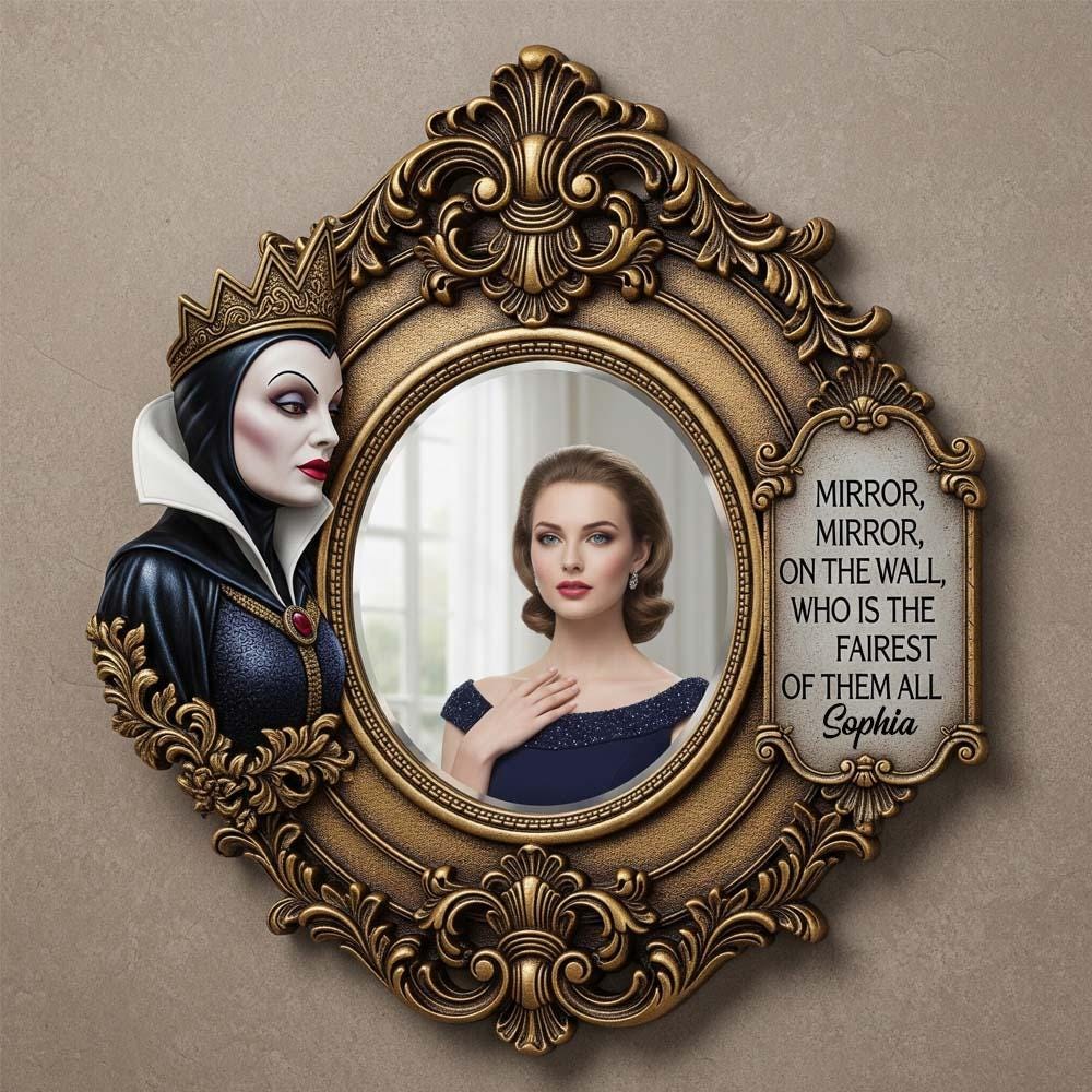 Personalized Evil Queen 2D Wall Hanging Mirror, Mirror Mirror on