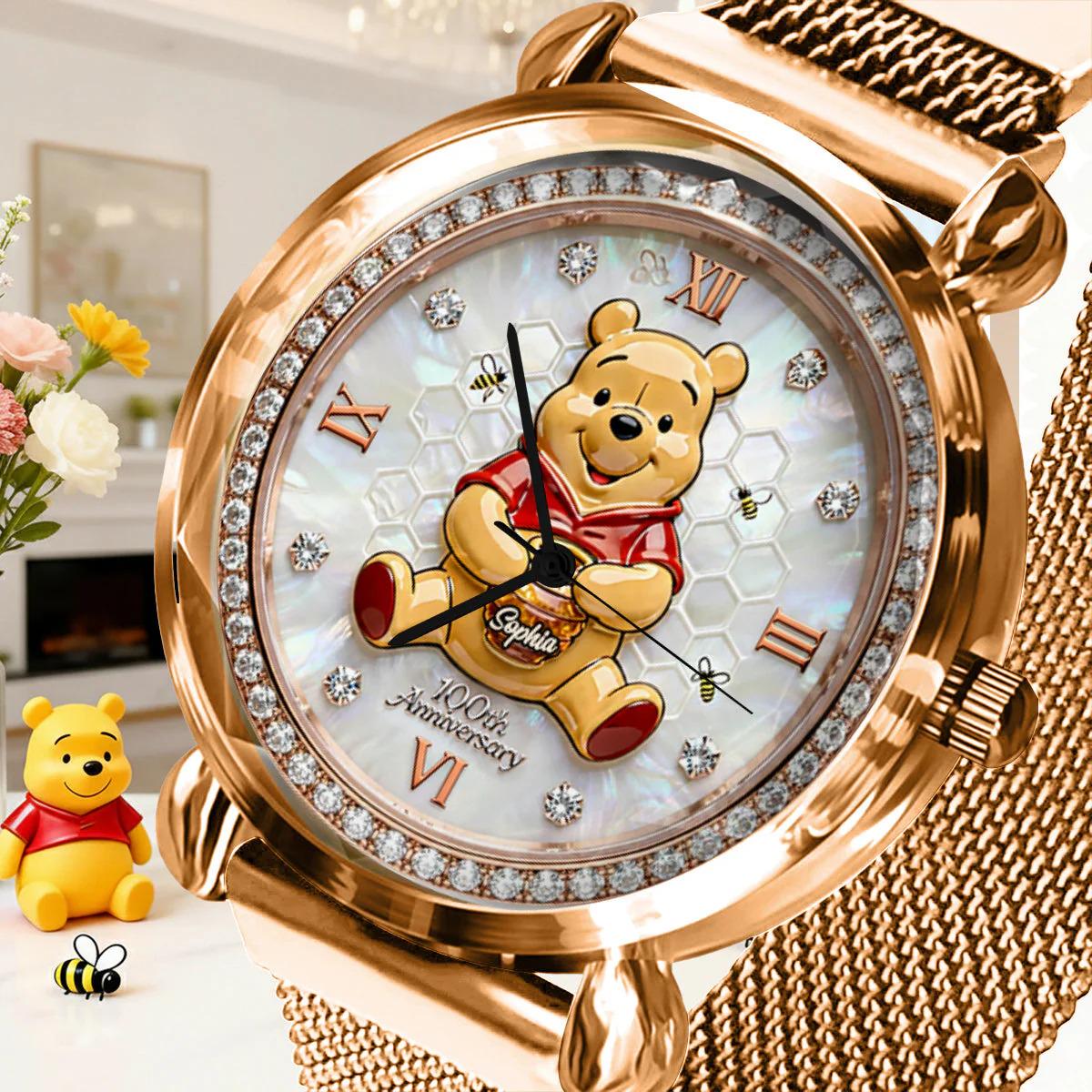 Winnie the Pooh 90’s vintage pocket watch Winnie the Pooh Pocket Watch - Etsy main image 3