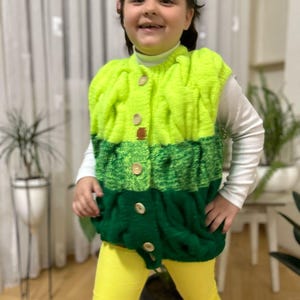 Knitted Vest For Girls