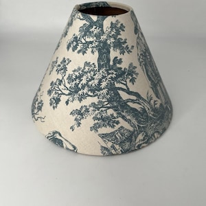 Vintage Toile De Jouy Lamp Shade
