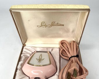 Vintage Lady Sunbeam Shavemaster Womens Electric Shaver Razor Blade Pink w/ Box