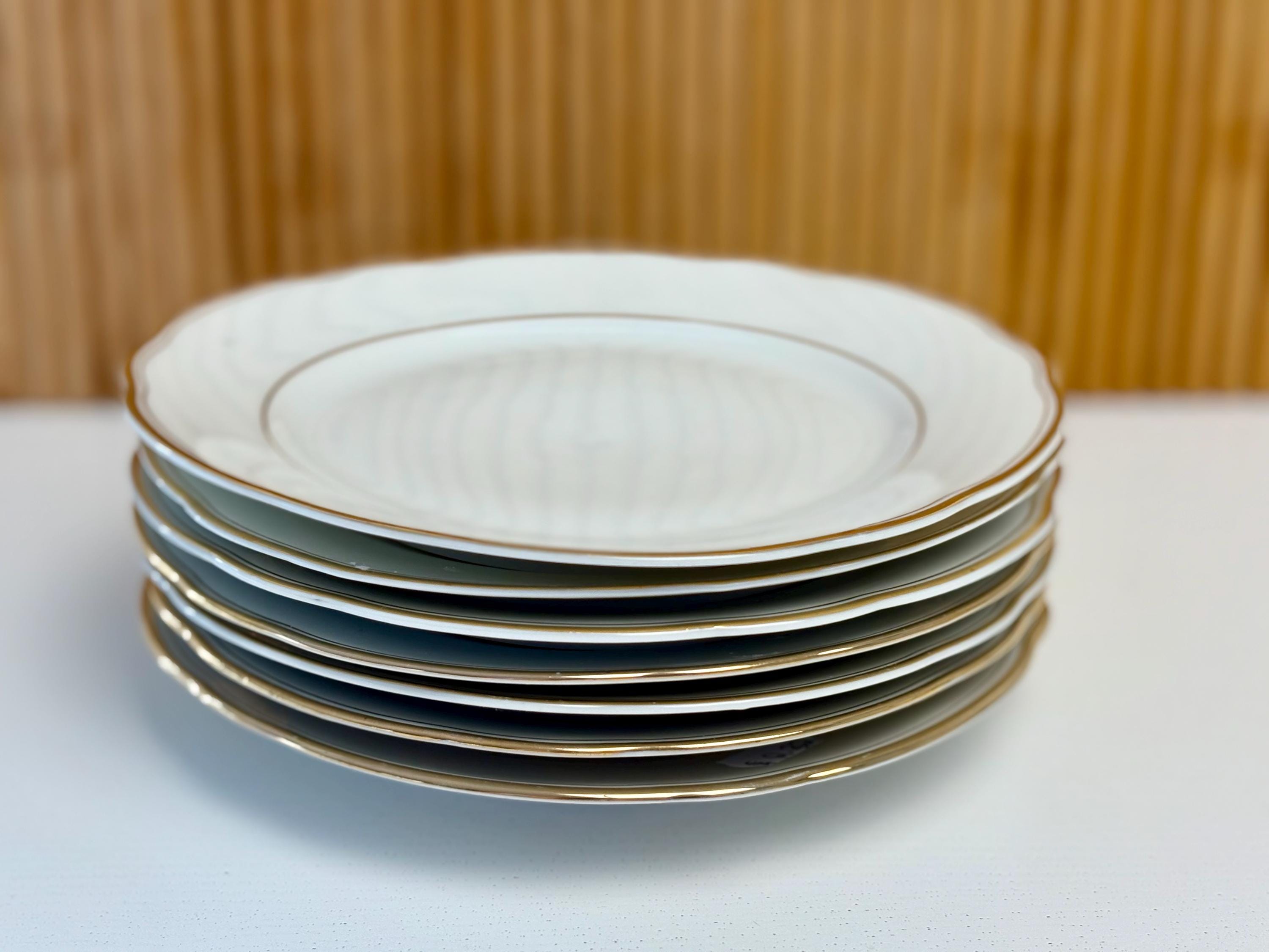 ヴィンテージドイツ製磁器プレート：レトロなコレクターズディナー