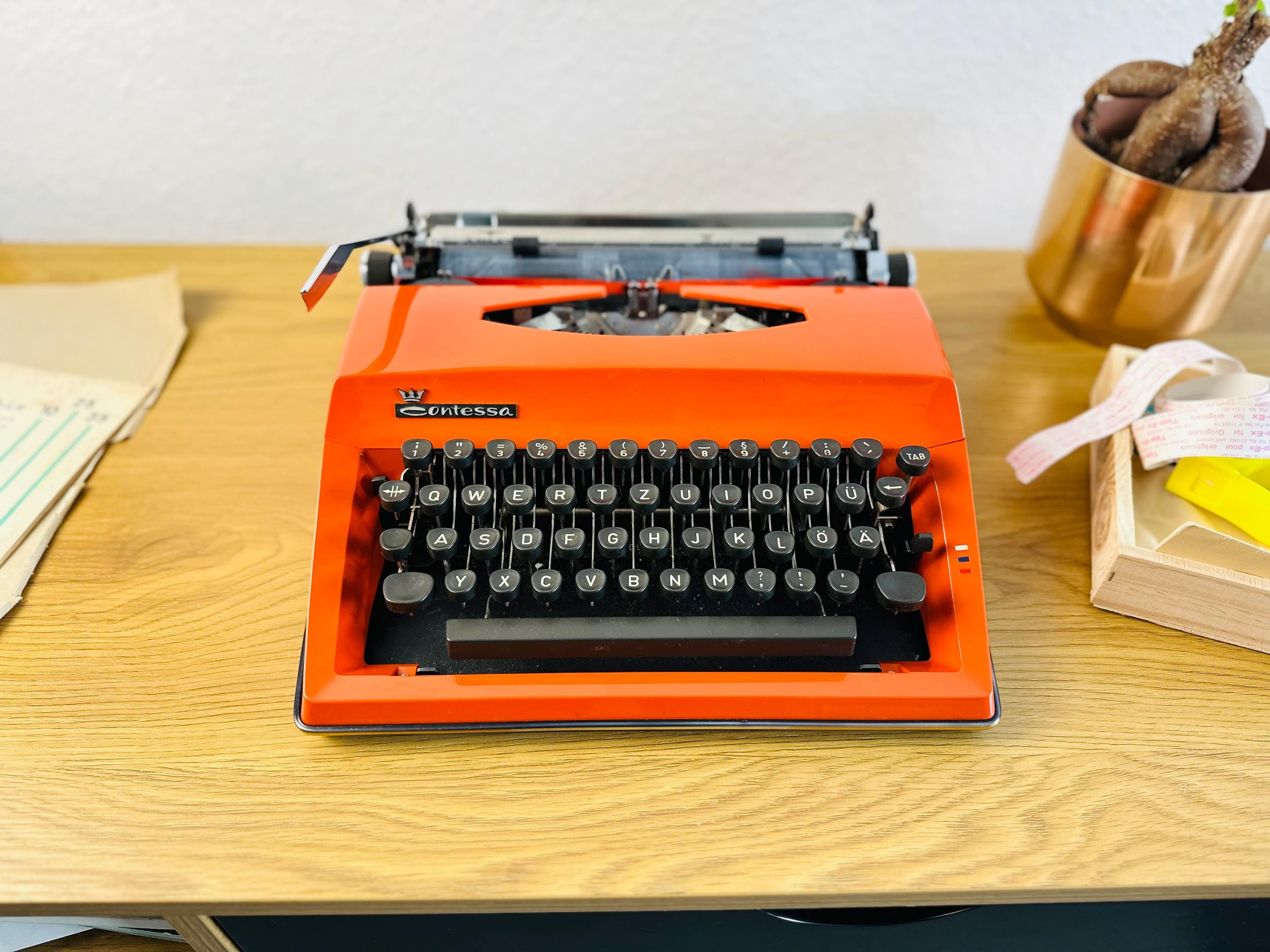 美品 ADLER contessa S アドラー タイプライター Adler Contessa S 中古タイプライター｜タイプライター専門店の